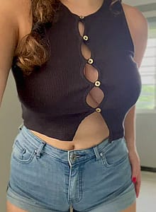 My Big Natural Boobs Vs Buttons On My Shirt (19f)'
