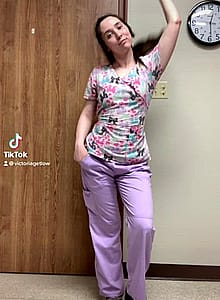 Nurse Does The Buss It Challenge On TikTok With A Dildo In Her Ass 🍑🍆'