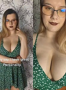 TheGreedyTwo / Delimbre Green Dress TikTok Vs Reddit 💚🍒'