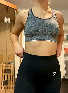 Just A Horny Russian Girl Dropping Her Tits At The Gym'
