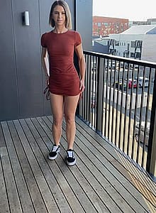 Showing Off My Petite Body To My Neighbours'