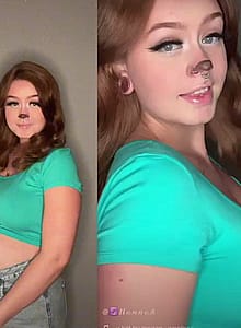Ginger Tiktok Slut Bounces Her Perky Tits'