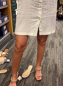 Dared to flash while shoe shopping:)[f]'