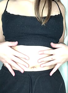 Making my petite boobies bounce for you'