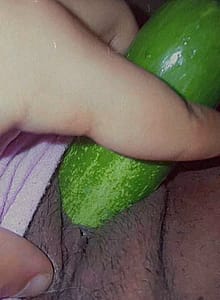 Someone said to fuck a cucumber, so I did (:'