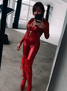 Does my latex suit make me the girl of your dreams?'